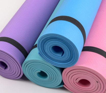Tapis de Yoga Super Confort en EVA – Léger, Antidérapant, Épaisseur 4 mm ou 6 mm.