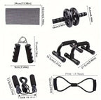 Kit de Musculation 7-en-1 pour Entraînement Complet à Domicile.