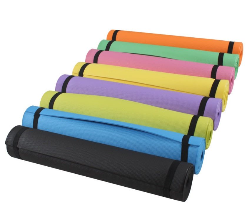 Tapis de Yoga Super Confort en EVA – Léger, Antidérapant, Épaisseur 4 mm ou 6 mm.